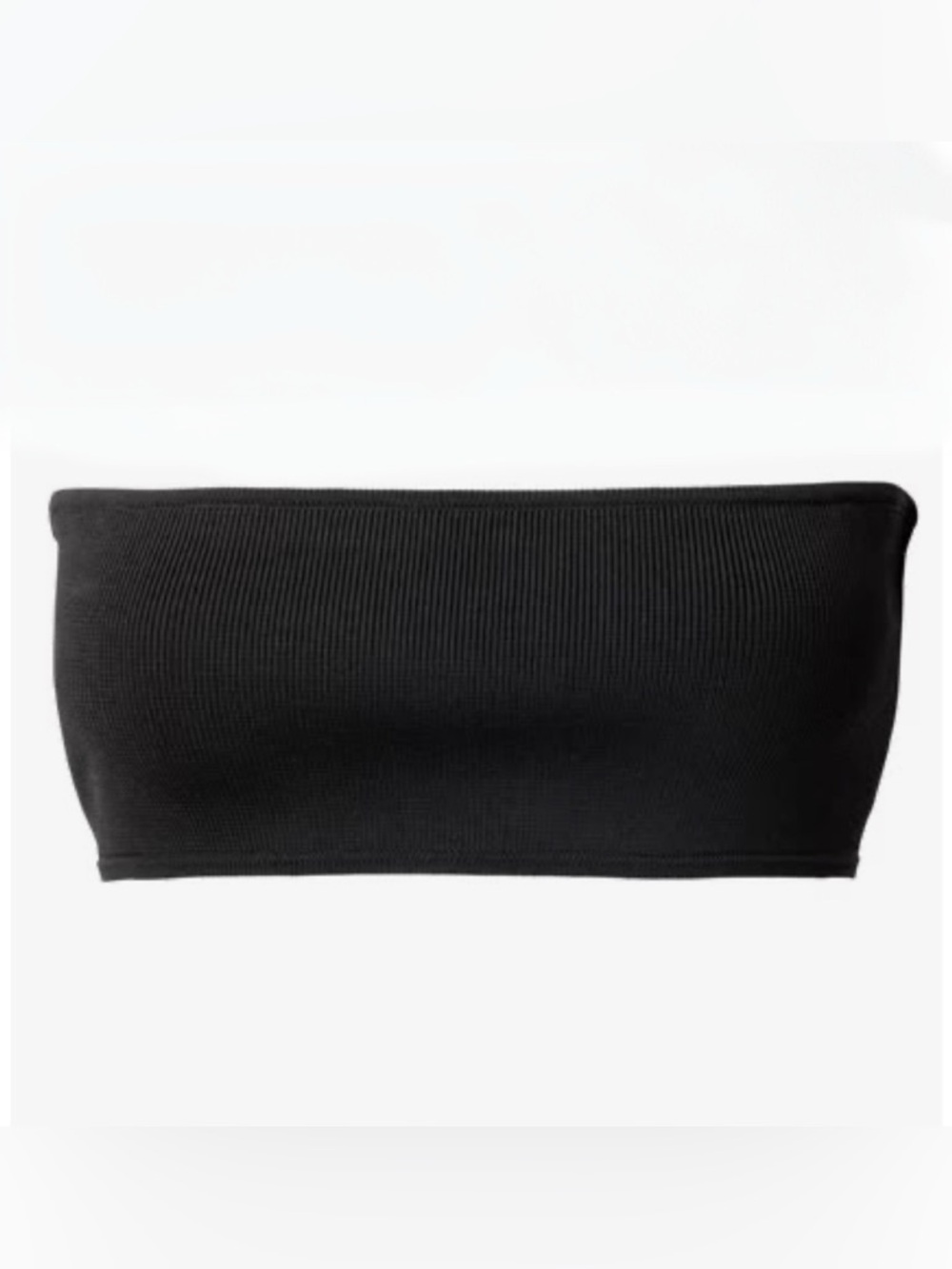 BALMAIN x H&M Black Tube Top with Gold Zipper